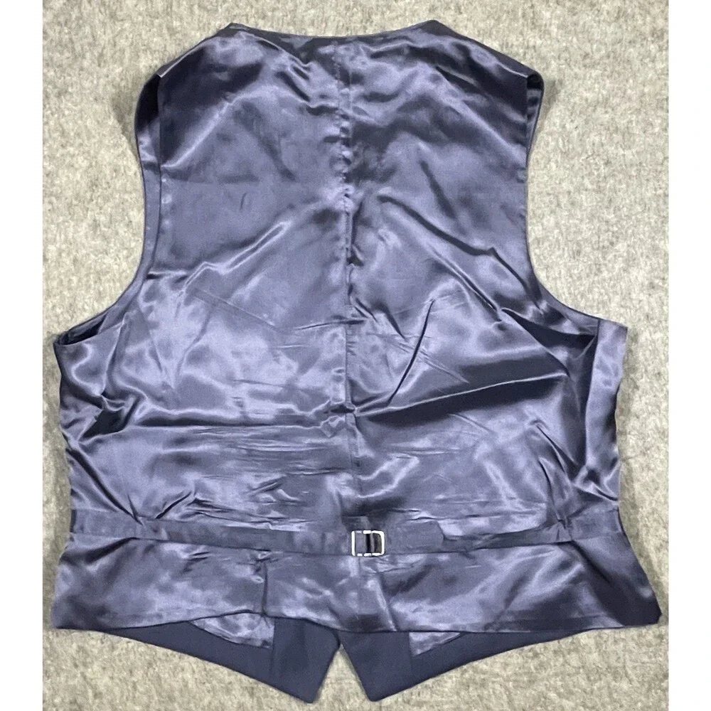 Brooks Brothers 100% Wool Suit Vest/Waistcoat- Blue - Size 42R